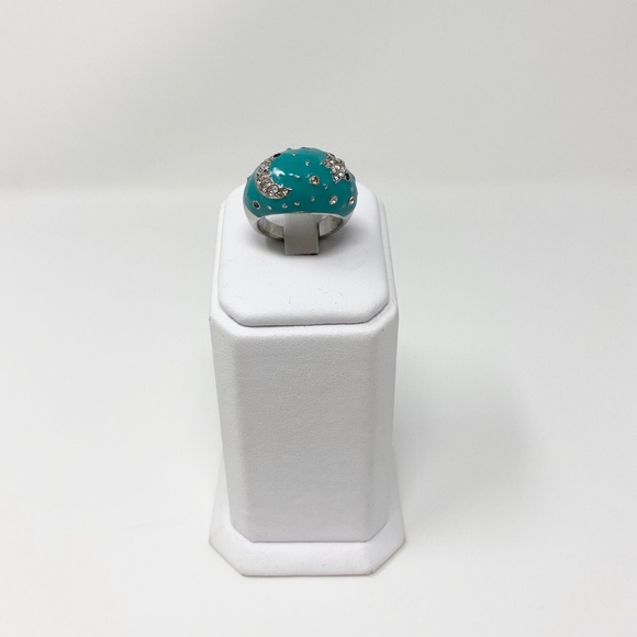 ⭐️4/$20⭐️ Teal Statement Ring - Picture 1 of 2
